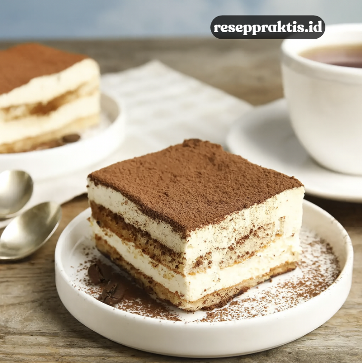 Resep Tiramisu Lembut & Praktis, Anti Gagal Banget!