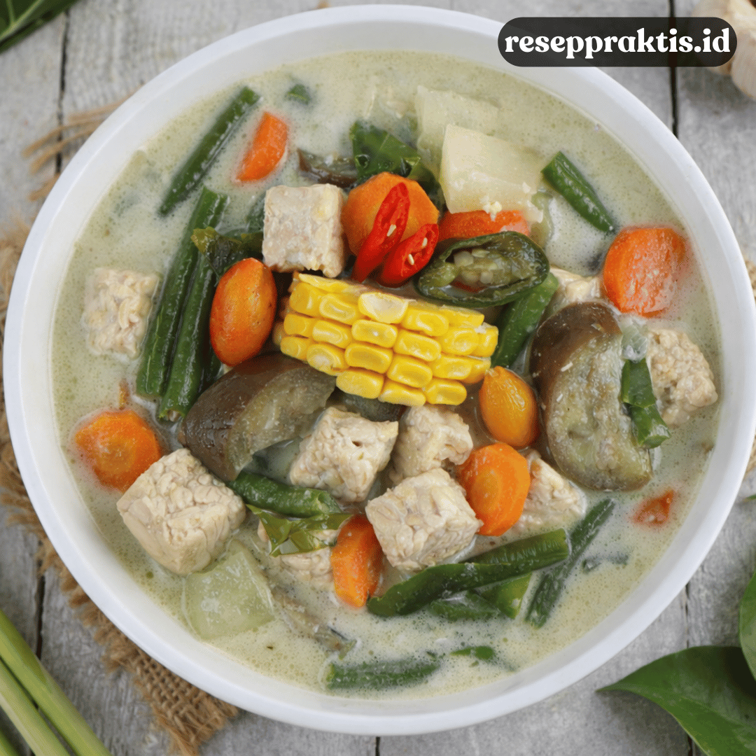 Resep Sayur Lodeh Santan Sehat, Gurih Tanpa Enek!