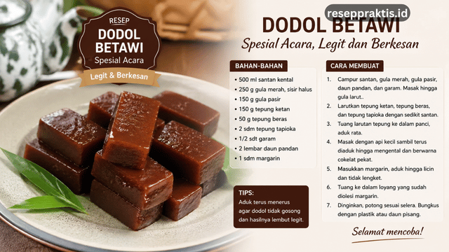 Resep Dodol Betawi